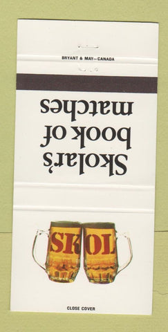 Matchbook Cover - Skolar's Book of Matches Beer Canada 30 Strike