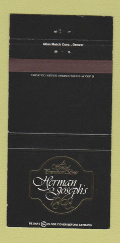 Matchbook Cover - Herman Joseph's Beer Golden Colorado Coors 30 Strike