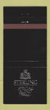 Matchbook Cover - Sterling Special Blend Tobacco Cigarettes 30 Strike