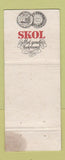 Matchbook Cover - Novotel Hotel Skol Beer Rotterdam Amsterdam Breda WEAR