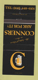 Matchbook Cover - Conners Beer Canada WEAR 30 Strike