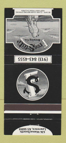 Matchbook Cover - Free State Brewing Beer Lawrence KS 30 Strike