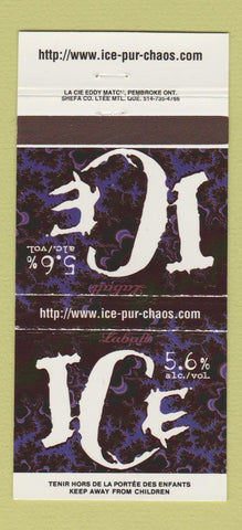 Matchbook Cover - Labatt Ice Beer 30 Strike