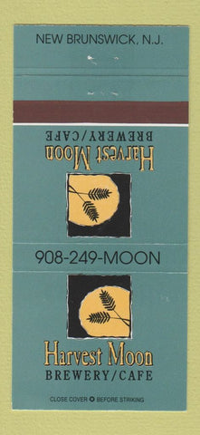 Matchbook Cover - Harvest Moon Brewery Cafe New Brunswick NJ beer 30 Strike