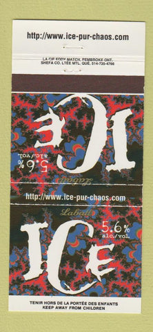 Matchbook Cover - Ice Beer Labatt Canada 30 Strike