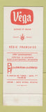 Matchbook Cover - Vega Beer La Guerche De Bretagne France SAMPLE