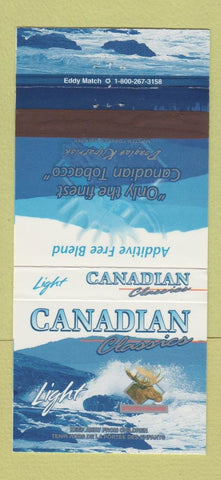 Matchbook Cover - Canadian Classics Light Cigarettes 30 Strike