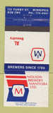 Matchbook Cover - Molson Brewery Winnipeg MB Al Beaudry 30 Strike