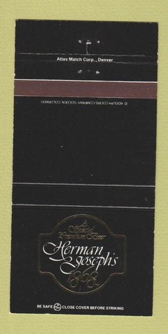 Matchbook Cover - Herman Joseph's Beer Golden Colorado Coors 30 Strike