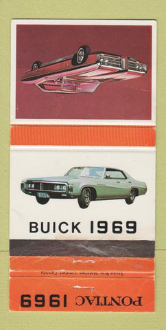 Matchbook Cover - 1969 Buick Giles Bedard Levis QC WEAR 30 Strike