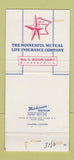 Matchbook Cover - Minnesota Mutual Life Insurance Minneapolis MN 30 Strike