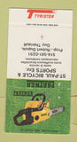 Matchbook Cover - Partner Chain Saws St Paul Bicycle QC SAMPLE 30 Strike