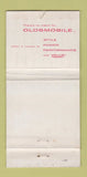 Matchbook Cover - 1957 Oldsmobile Sumption Moline IL WORN 30 Strike