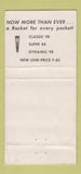 Matchbook Cover - 1961 Oldsmobile Walker Chevrolet Jesup GA WORN #2 30 Strike