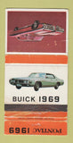 Matchbook Cover - 1969 Pontiac Buick JG Trepanier Rigaud QC WORN 30 Strike