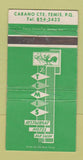 Matchbook Cover - Temis Restaurant Hotel QC WEAR 30 Strike