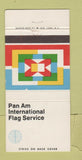 Matchbook Cover - Pan Am American Airlines International Flag Service 30 Strike