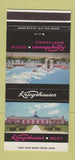 Matchbook Cover - Kriegshauser Funeral Home St Louis MO 30 Strike