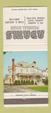 Matchbook Cover - Adams Funeral Home Akron OH 30 Strike