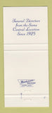 Matchbook Cover - Adams Funeral Home Akron OH 30 Strike