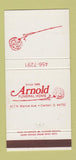 Matchbook Cover - Arnold Funeral Home Canton OH WEAR 30 Strike