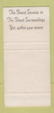 Matchbook Cover - Alvah Halloran Funeral Home Rochester NY 30 Strike