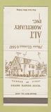 Matchbook Cover - Alt Mortuary Funeral Home Grand Rapids MI 30 Strike