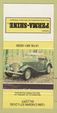 Matchbook Cover - Perma Shine car wax? Sillery QC 30 Strike