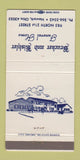 Matchbook Cover - Brucker and Kishler Funeral Home Newark OH WEAR 30 Strike