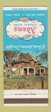 Matchbook Cover - Adams Funeral Home Ames IA 30 Strike