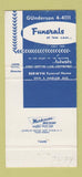 Matchbook Cover - Berwyn Funeral Home IL 30 Strike