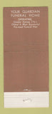 Matchbook Cover - CH Blackman Funeral Home Kansas City MO 30 Strike