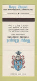 Matchbook Cover - Bopp Funeral Home Kirkwood MO 30 Strike