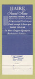 Matchbook Cover - Haire Funeral Home Arlington Heights IL 30 Strike