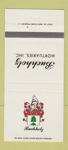 Matchbook Cover - Buchholz Funeral Home St Louis MO 30 Strike