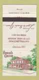 Matchbook Cover - Busch's Grove Ladue MO 30 Strike