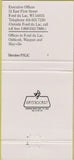 Matchbook Cover - Fox Valley Savings Fond Du Lac WI WEAR 30 Strike