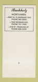 Matchbook Cover - Buchholz Funeral Home St Louis MO SAMPLE 30 Strike