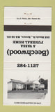 Matchbook Cover - A Vazza Funeral Home Revere MA 30 Strike