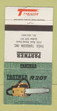 Matchbook Cover - Partner Chain Saws Theo Turgeon Quebec QC 30 Strike