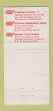 Matchbook Cover - 1956 Oldsmobile Warrington Philadelphia PA WEAR 30 Strike