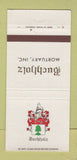 Matchbook Cover - Buchholz Funeral Home St Louis MO 30 Strike