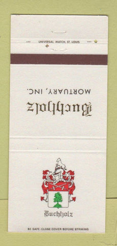 Matchbook Cover - Buchholz Funeral Home St Louis MO 30 Strike