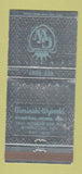 Matchbook Cover - Giminski Wysocki Funeral Home Syracuse NY 30 Strike