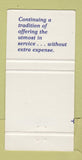Matchbook Cover - AJ Desmond Funeral Home Troy MI 30 Strike