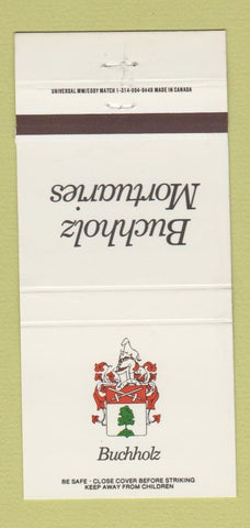 Matchbook Cover - Buchholz Funeral Home St Louis MO 30 Strike
