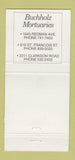 Matchbook Cover - Buchholz Funeral Home St Louis MO 30 Strike