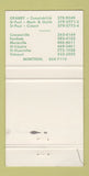 Matchbook Cover - St Paul Construction St Paul D'Abbotsford QC 30 Strike