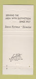 Matchbook Cover - Kertesz Funeral Home Akron OH 30 Strike