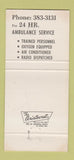 Matchbook Cover - Deming Thomas Funeral Home 30 Strike